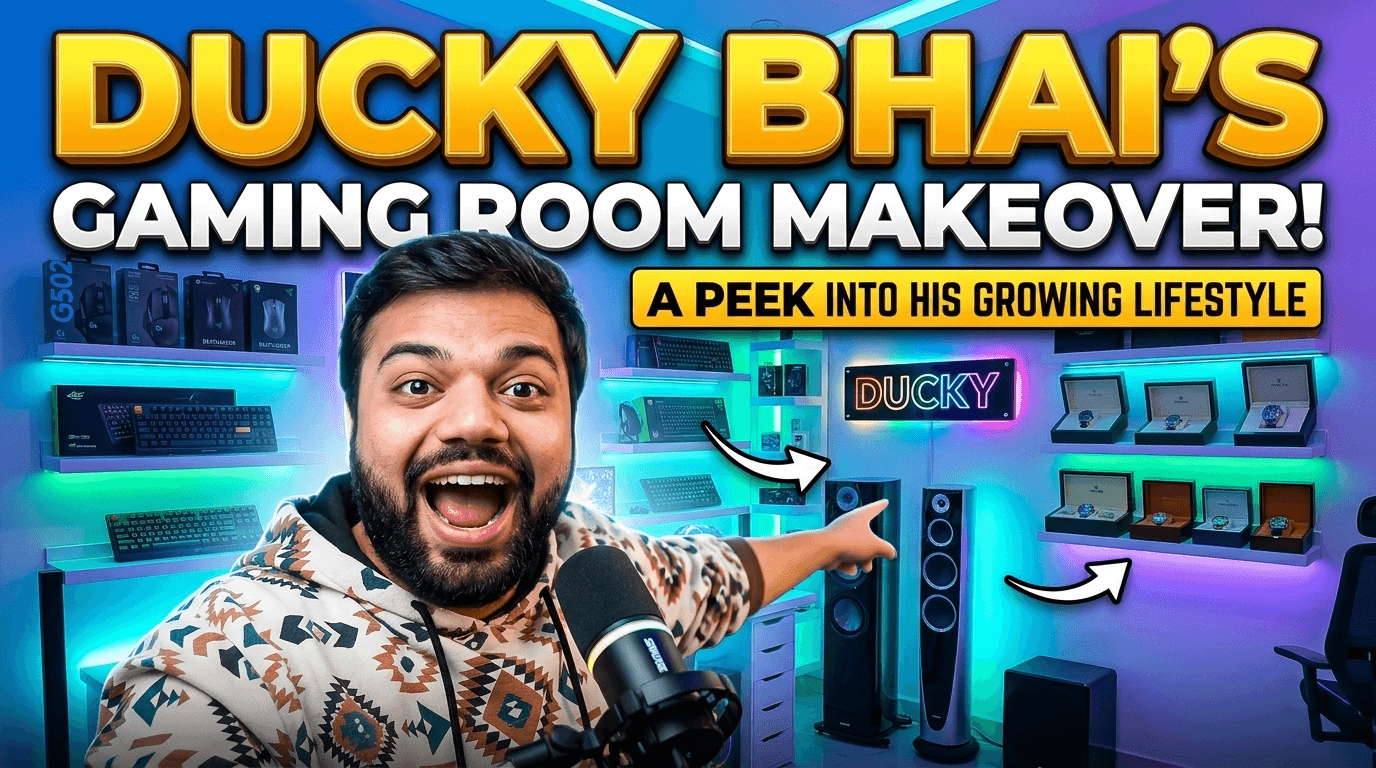 Ducky Bhai's Gaming Room Makeover: A Peek Into His Growing Lifestyle