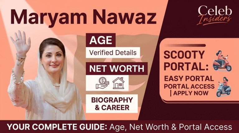 Maryam Nawaz Age, Net Worth & Scooty Scheme Portal: Your Complete Guide